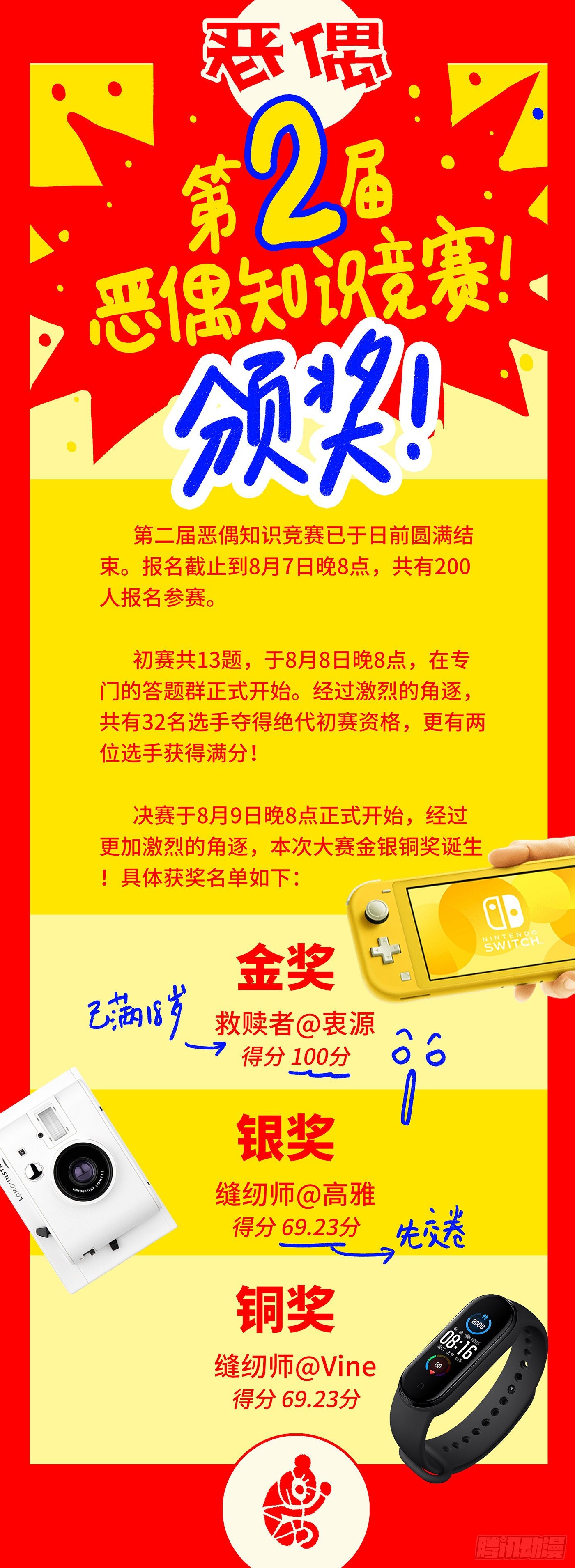 第2届恶偶知识大赛颁奖晚会！0