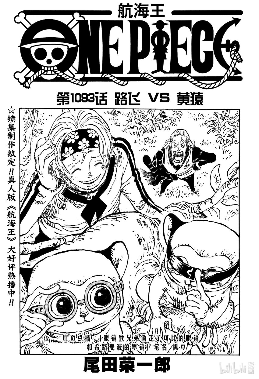 1093 路飞 VS 黄猿0
