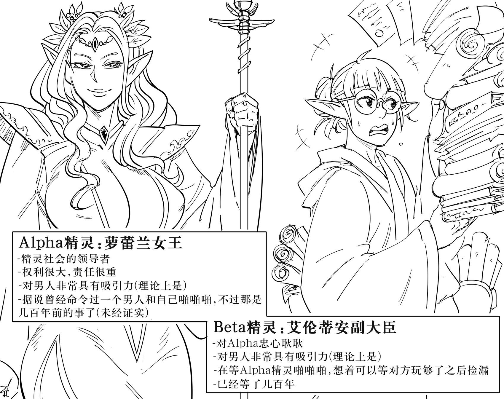 精灵社会的性权力等级金字塔0