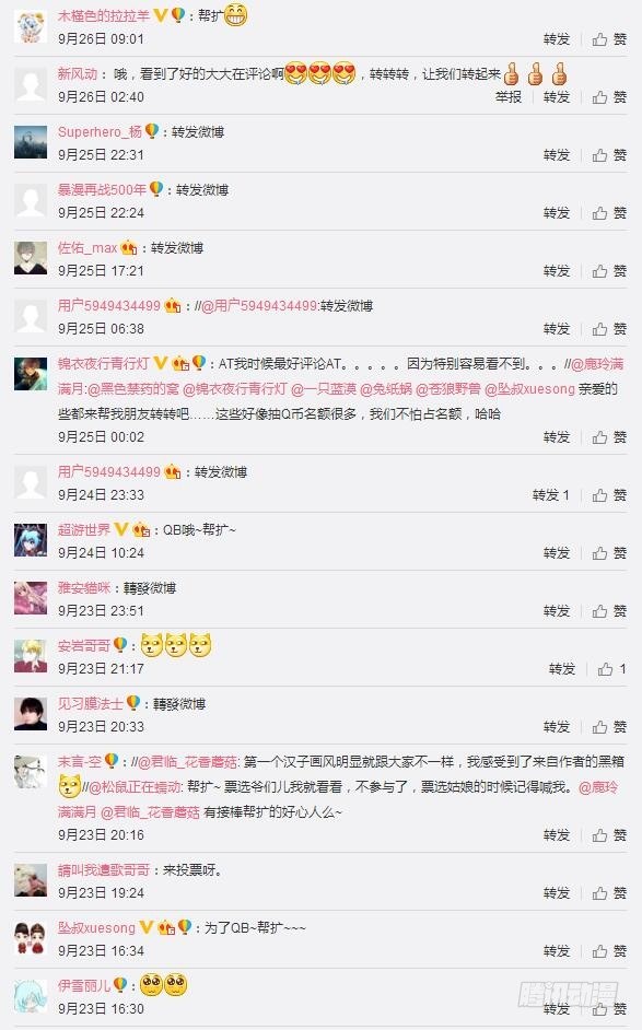 获奖名单公布2