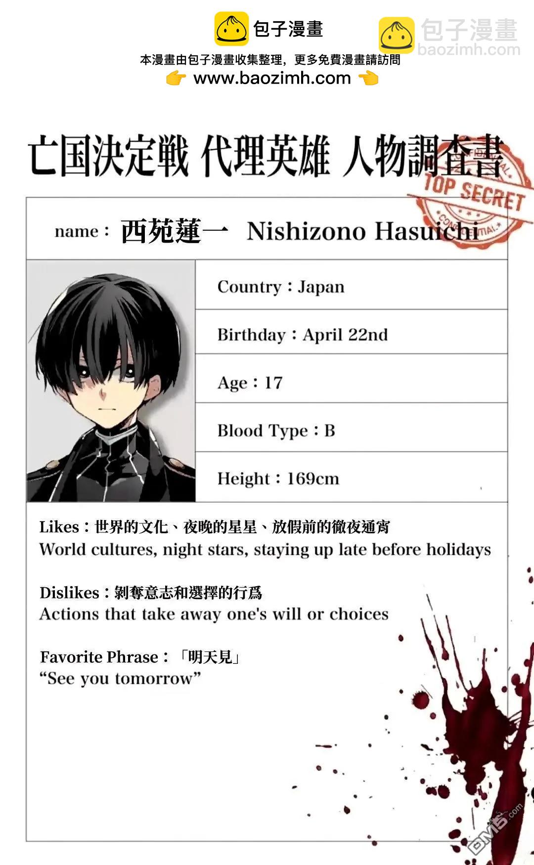 绝密代理英雄人物调查书011