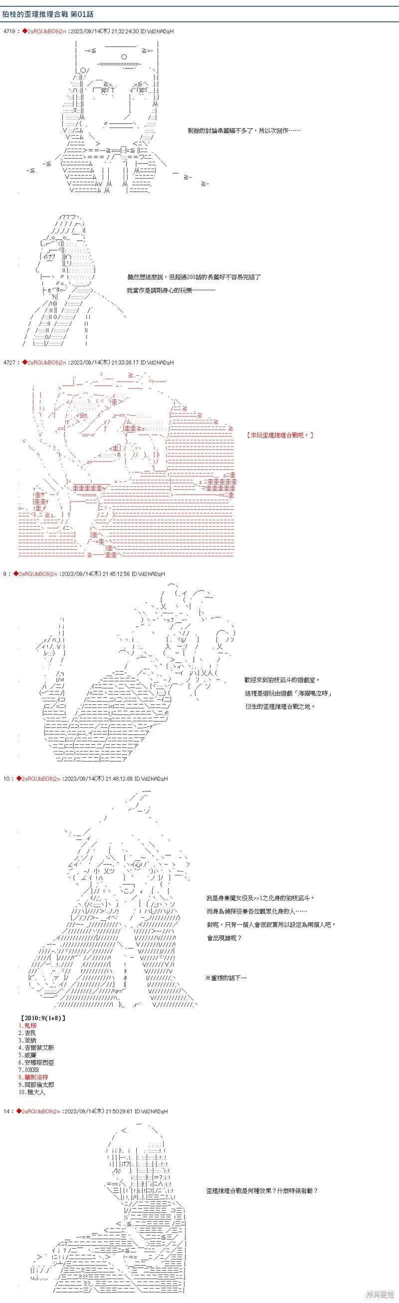 狛枝的歪理推理合战01话0