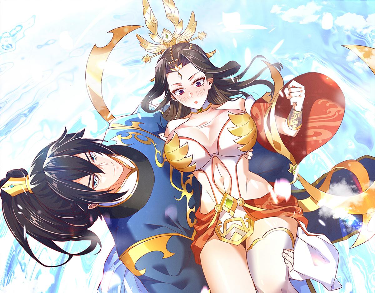 第36话 三圣大帝夸下海口，不敌宁天竟被当众打屁股。0